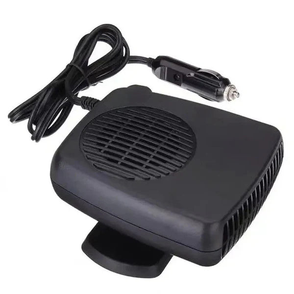 Aeroterma auto STARTOP , cu aer cald si rece, alimentare 12W, de la priza masinii, Neagra