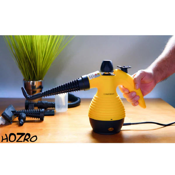 Aparat cu Aburi STARTOP , 1000W, Capacitate 250 ml, pentru Curatare, Degresare si Dezinfectare – Solutia Ideala pentru Toate Suprafetele, Galben