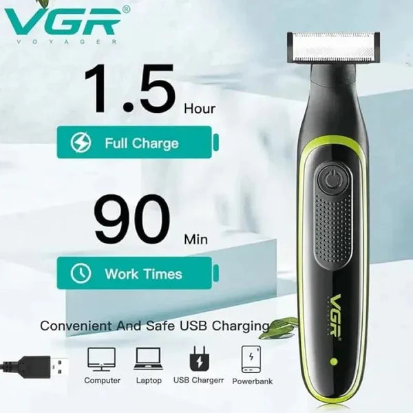 Aparat de Ras STARTOP , Model VGR V-017, Reincarcabil, Rezistent la apa