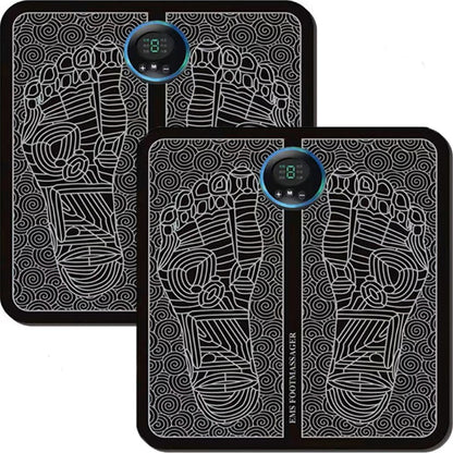 2x Aparate Masaj Inteligent STARTOP , Pentru Picioare EMS, Cu Stimulare Musculara si Terapie de Acupunctura, 8 Moduri, 19 Intensitati, Incarcare USB