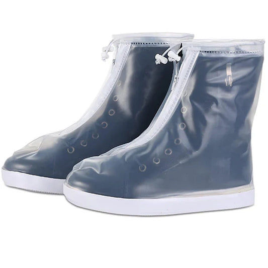 Husa protectie incaltaminte, Rezistente la apa, ploaie/zapada/noroi, reutilizatile, XL (41-42), transparente