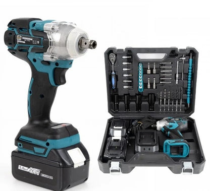 Trusa masina de impact si insurubat, 2 acumulatori 48V, 40 accesorii