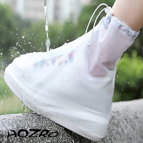 Husa protectie incaltaminte, Rezistente la apa, ploaie/zapada/noroi, reutilizatile, XL (41-42), transparente