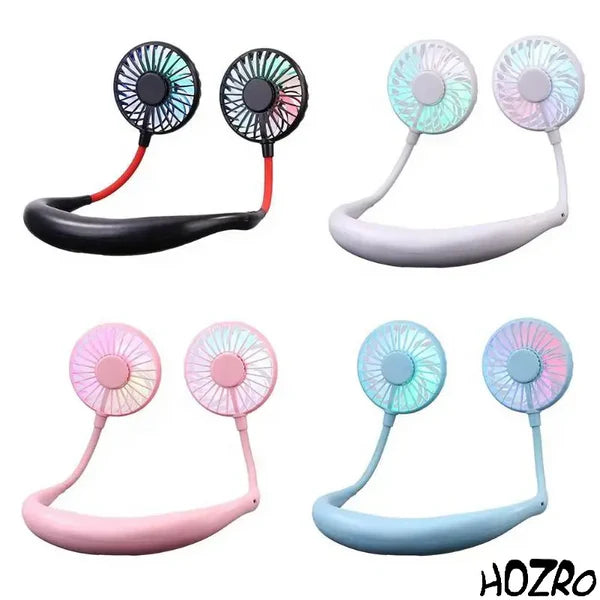 1+1 GRATIS – Ventilator Portabil , pentru Gât, Reîncărcabil și Silențios