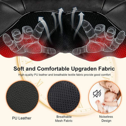 Aparat HOZRO, de Masaj, Shiatsu 3D Bidirecțional – Relaxare Completă pentru Gât, Spate, Umeri, Picioare și Talie