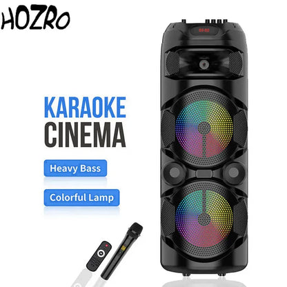 Boxa HOZRO, Model ZQS8220S, HiFi System cu Bass Colorat, Putere de 18, 000W si Baterie de 4500mAh