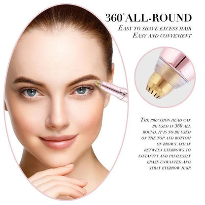 Epilator de sprâncene STARTOP , Flawless Roz – Eleganță, precizie și zero durere în fiecare gest!