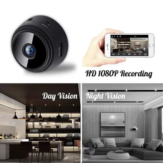Mini Cameră STARTOP , de Supraveghere WiFi – 1080p Full HD, Night Vision, Senzor de Mișcare