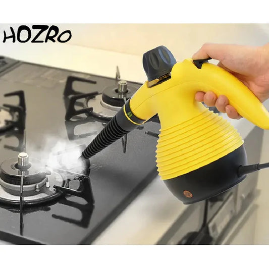 Aparat cu Aburi HOZRO, 1000W, Capacitate 250 ml, pentru Curatare, Degresare si Dezinfectare – Solutia Ideala pentru Toate Suprafetele, Galben