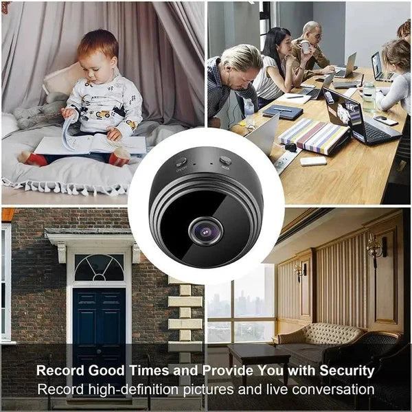 Mini Cameră STARTOP , de Supraveghere WiFi – 1080p Full HD, Night Vision, Senzor de Mișcare