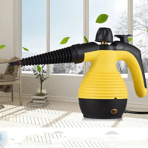 Aparat cu Aburi STARTOP , 1000W, Capacitate 250 ml, pentru Curatare, Degresare si Dezinfectare – Solutia Ideala pentru Toate Suprafetele, Galben