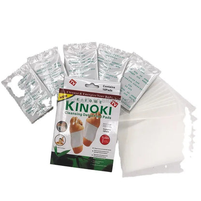 Set de 10 Plasturi Kinoki, pentru Detoxifierea Organismului si Imbunatatirea Starii de Sanatate prin Solutii Naturale Eficiente pentru Eliminarea Toxinelor si Revitalizarea Corpului BESTSELLS