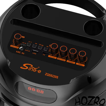 Boxa HOZRO, Model ZQS8220S, HiFi System cu Bass Colorat, Putere de 18, 000W si Baterie de 4500mAh