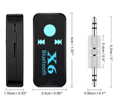 Modulator FM HOZRO, cu Bluetooth, USB, MP3, Redare USB/TF și Functie Handsfree – X6