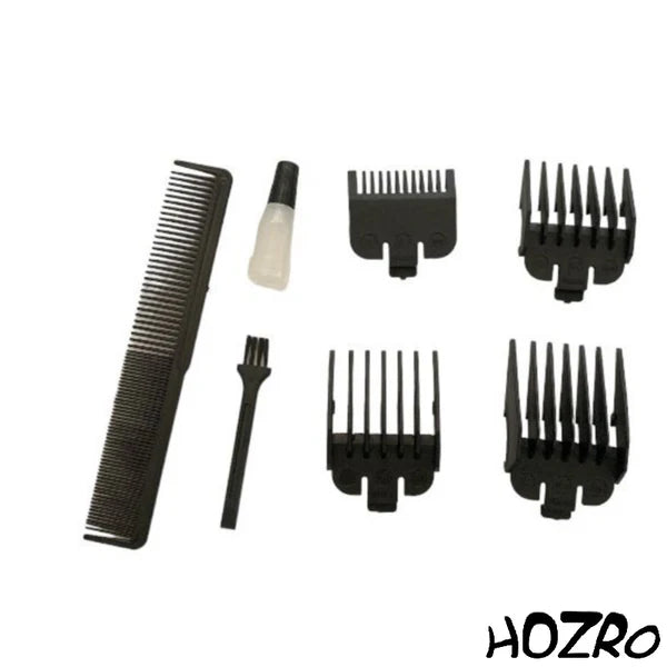 Masina de Tuns Profesionala HOZRO, 15W, Utilizare Fara Fir, Baterie 2000mAh, 4 Capete Interschimbabile, Timp de Operare 60 Minute, Auriu