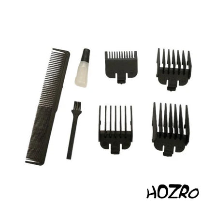 Masina de Tuns Profesionala HOZRO, 15W, Utilizare Fara Fir, Baterie 2000mAh, 4 Capete Interschimbabile, Timp de Operare 60 Minute, Auriu
