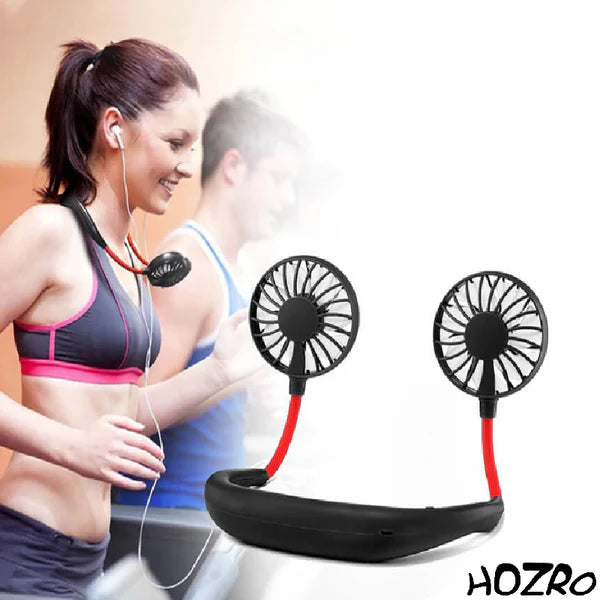 1+1 GRATIS – Ventilator Portabil , pentru Gât, Reîncărcabil și Silențios