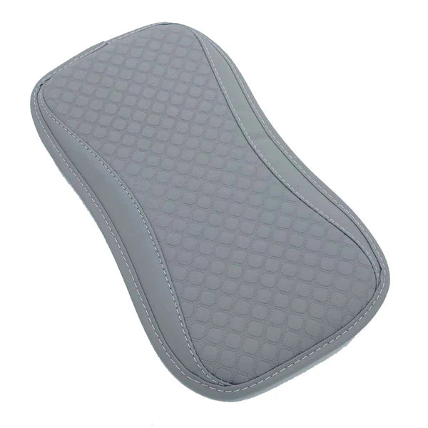 Husă Universală , pentru Cotieră Auto HOZRO, Piele Texturată Carbon, Impermeabilă, Antiderapantă, Bej