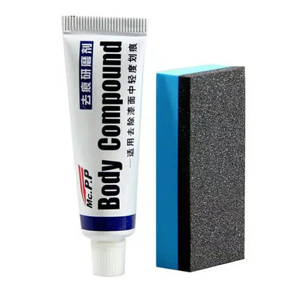 Kit pentru reparat zgarieturi automoto HOZRO, Body Compound, solutie si burete, 15g