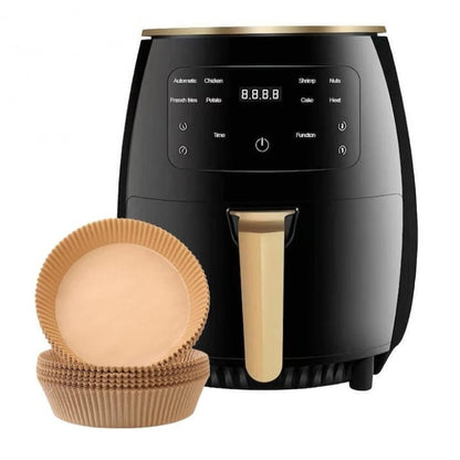 Friteuză cu Aer Cald 6L Fără Ulei, Air Fryer Digital, Programe Automate, Tehnologie Eliminare Grăsime