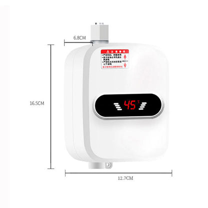 Boiler Electric Instant pentru Apă Caldă, Încălzire Rapidă, Afișaj Digital, 3500W