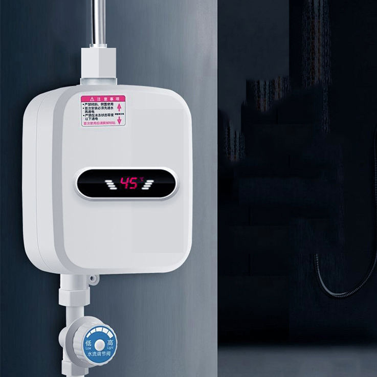 Boiler Electric Instant pentru Apă Caldă, Încălzire Rapidă, Afișaj Digital, 3500W