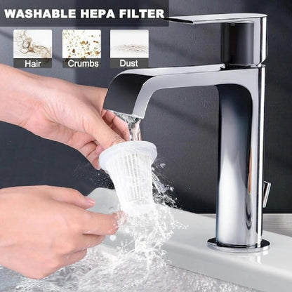 Aspirator Auto 6 în 1 Fără Fir, 100W, cu Filtru HEPA, Funcții Aspirare, Suflare și Vidare