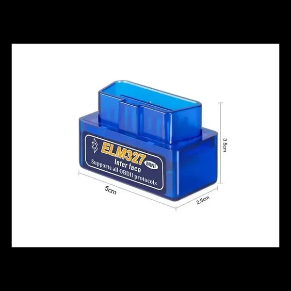Interfata OBD II diagnoza auto pe telefon HOZRO, conexiune bluetooth ELM327 - Albastru