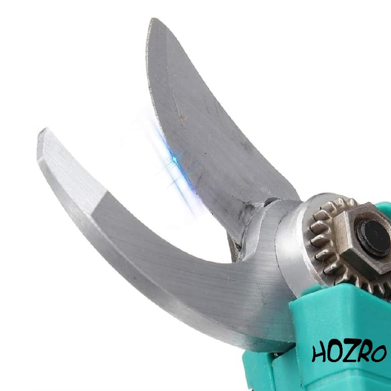 Foarfeca Electrica de Gradinarit HOZRO, 48V cu 2 Baterii Reincarcabile, 2 Lame din Otel Carbon, Set Complet cu Cheie, Imbus, Taiere Reglabila 15–30mm HOZRO