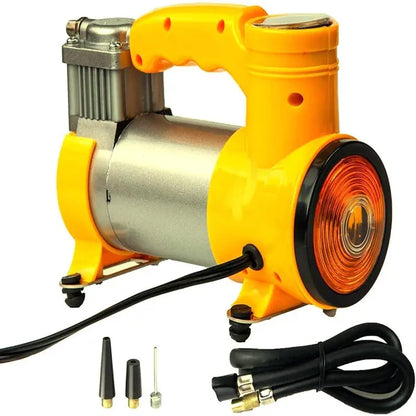 Compresor Auto HOZRO, pentru Masini mici si mari, cu multiple accesorii de umflat 12 V, 35 L/Min, 15
