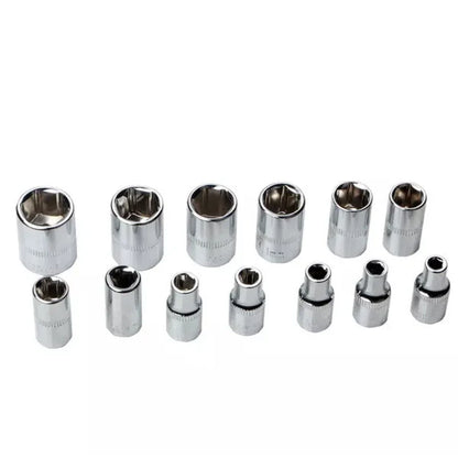 Trusa scule HOZRO, Pentru reparat Masini, uz caznic si auto, surubelnita, tubulare, prelungitoare, clichet, 46 piese, fabricata din chrome Vanadium