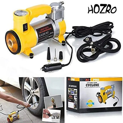 Compresor Auto HOZRO, pentru Masini mici si mari, cu multiple accesorii de umflat 12 V, 35 L/Min, 15