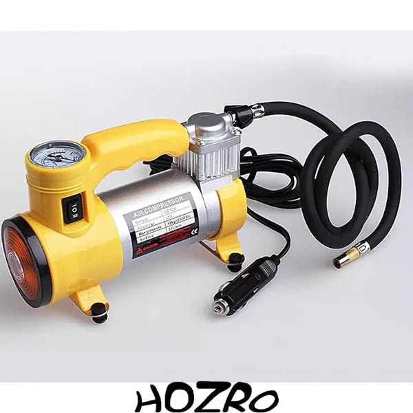 Compresor Auto HOZRO, pentru Masini mici si mari, cu multiple accesorii de umflat 12 V, 35 L/Min, 15