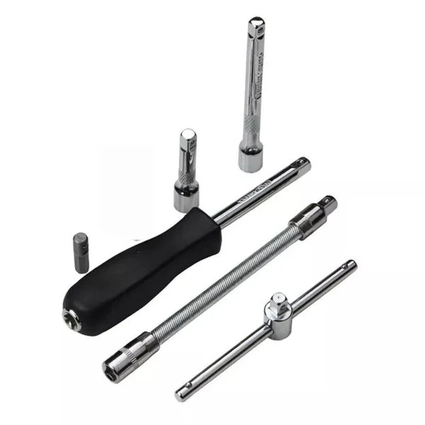 Trusa scule HOZRO, Pentru reparat Masini, uz caznic si auto, surubelnita, tubulare, prelungitoare, clichet, 46 piese, fabricata din chrome Vanadium