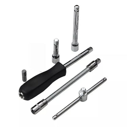 Trusa scule HOZRO, Pentru reparat Masini, uz caznic si auto, surubelnita, tubulare, prelungitoare, clichet, 46 piese, fabricata din chrome Vanadium