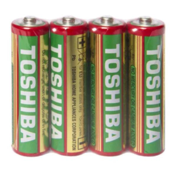 SET 4 BUCĂȚI BATERII TOSHIBA AA